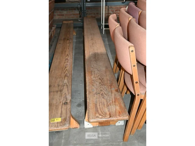 Houten zweedse bank - afbeelding 1 van  4
