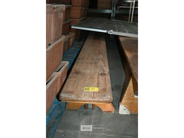 Houten zweedse bank - afbeelding 1 van  3