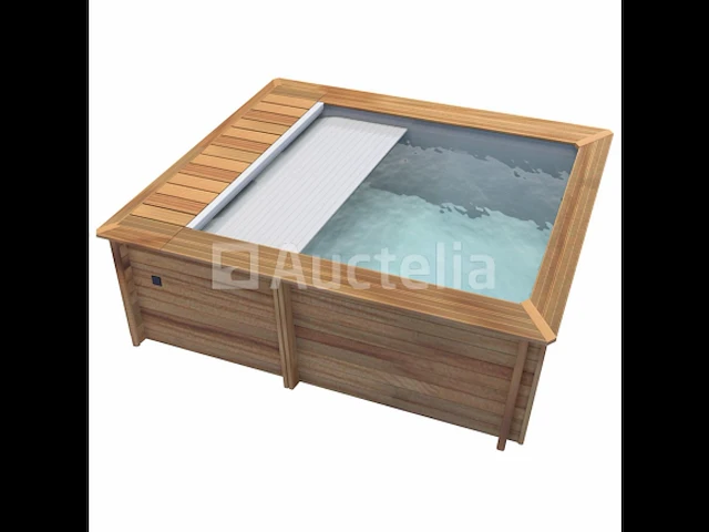 Houten zwembad met 4.20 x 3.50 afdekking - afbeelding 1 van  4