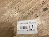 Houten/stenen tafel - afbeelding 5 van  7