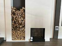 Houthaard igreen l 825/635 incl. haardwand - afbeelding 2 van  6