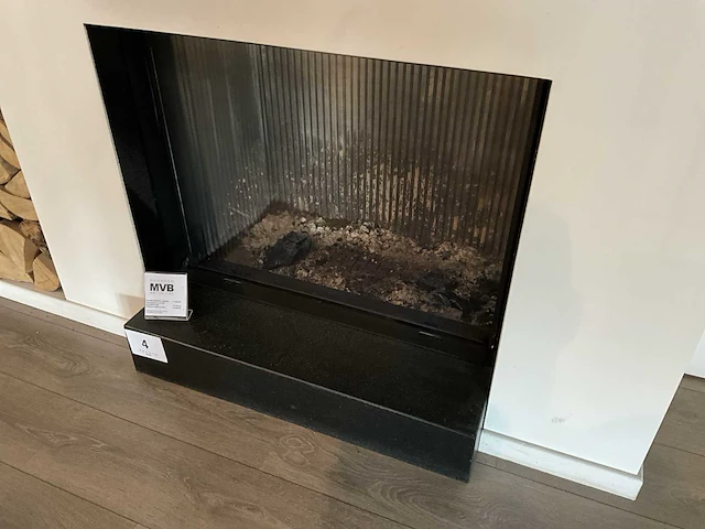 Houthaard igreen l 825/635 incl. haardwand - afbeelding 3 van  6