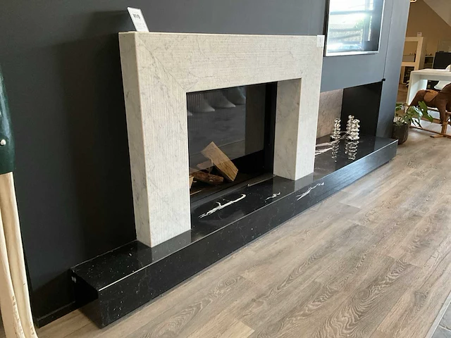 Houthaard igreen l 825/635 incl. haardwand - afbeelding 8 van  9