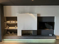 Houthaard kalfire heat pure 85 incl. haardwand