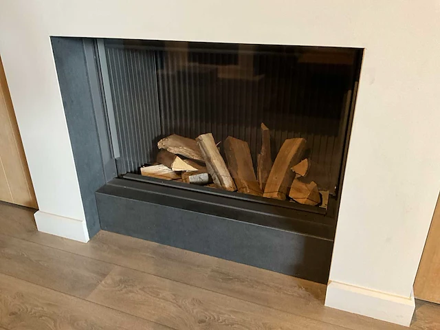 Houthaard kalfire w100/61f incl. haardwand - afbeelding 6 van  12