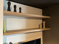 Houthaard kalfire w100/61f incl. haardwand - afbeelding 8 van  12