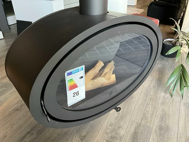 Houtkachel dik geurts oval front - afbeelding 5 van  6