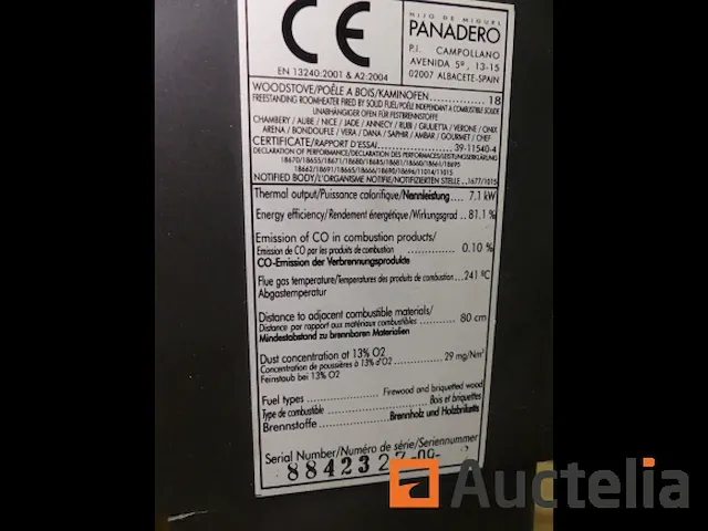 Houtkachel pandero - afbeelding 5 van  7