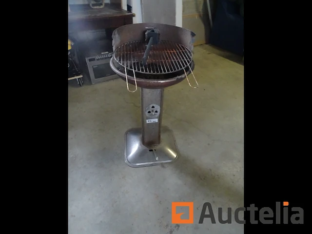 Houtskoolbarbecue, ijzeren borstel - afbeelding 1 van  7