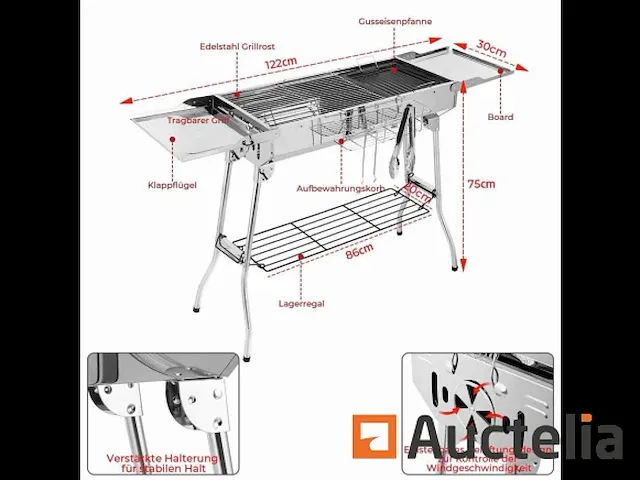 Houtskoolgrill - afbeelding 3 van  6