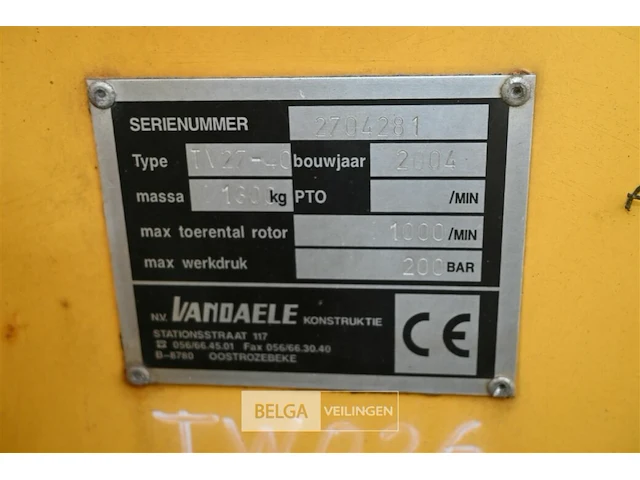 Houtversnipperaar vandaele tv - afbeelding 2 van  10