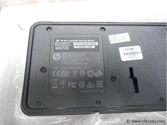 Hp 2013 ultraslim docking station d9y32aa nieuw - afbeelding 2 van  2