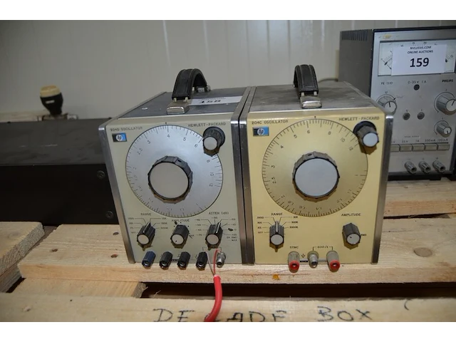 Hp 204c oscillator, hp 204d oscillator - afbeelding 1 van  5