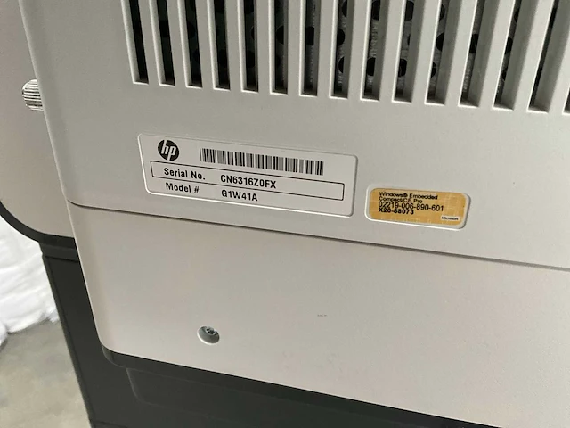 Hp boisb-1501-03 g1w41a kopieerapparaat - afbeelding 11 van  11
