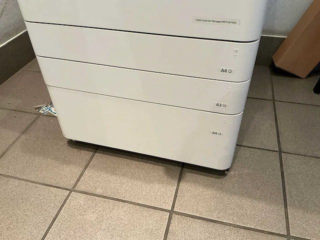 Hp color laser jet managed mfp e87640 multifunctional - afbeelding 4 van  8