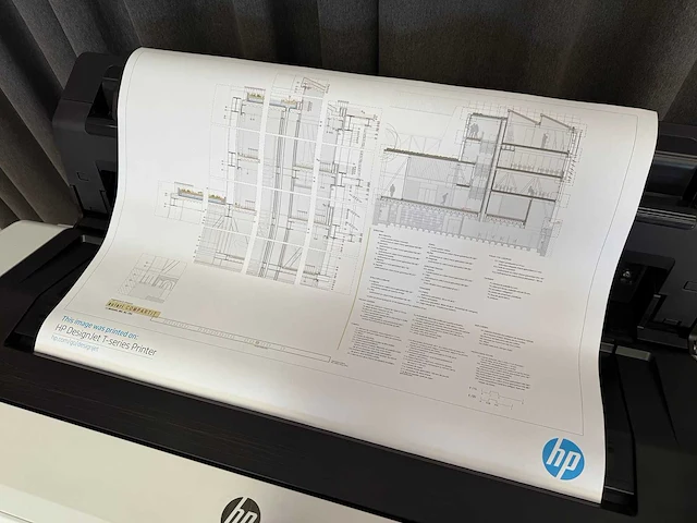 Hp designjet t1600 - a0 plotter - afbeelding 6 van  11