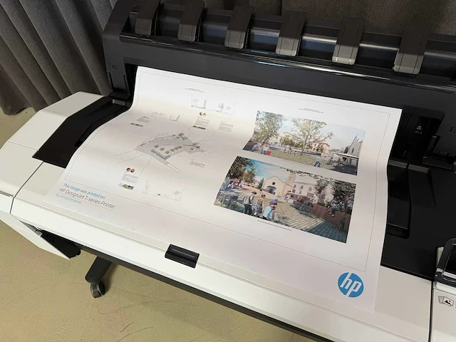 Hp designjet t1600 - a0 plotter - afbeelding 7 van  11