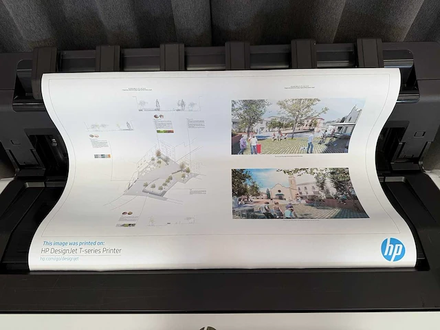 Hp designjet t1600 - a0 plotter - afbeelding 5 van  13