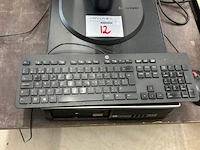 Hp desktop + scherm en toebehoren - afbeelding 3 van  6