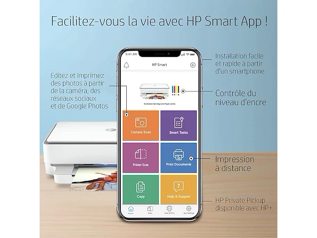 Hp envy 6020e multifunctionele printer - afbeelding 3 van  4