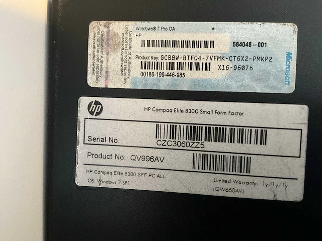 Hp pc configuratie - afbeelding 5 van  6