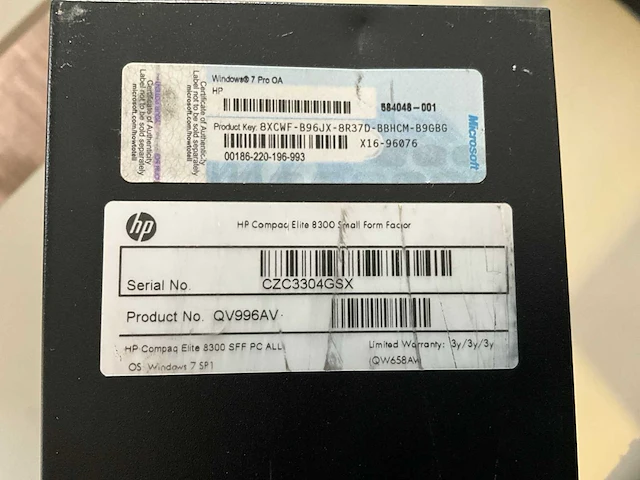 Hp pc configuratie - afbeelding 6 van  6