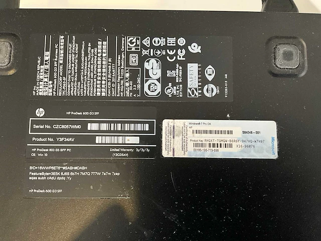 Hp pc configuratie - afbeelding 7 van  8