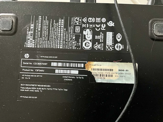 Hp pc configuratie - afbeelding 6 van  7
