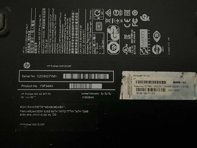 Hp pc configuratie - afbeelding 7 van  7