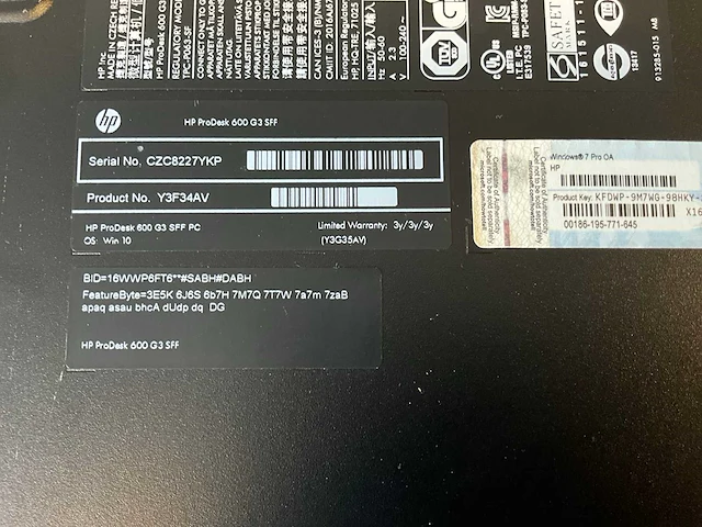 Hp pc configuratie - afbeelding 5 van  6