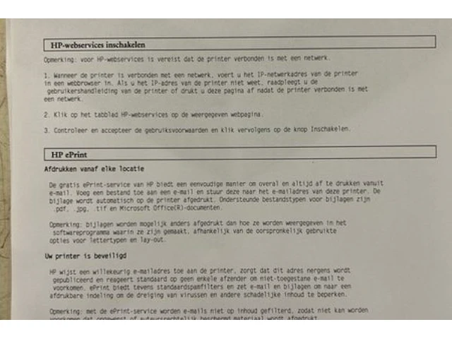 Hp printer - afbeelding 4 van  5