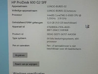 Hp pro desk + scherm en toebehoren - afbeelding 3 van  6