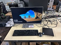 Hp pro desk + scherm en toebehoren - afbeelding 1 van  7