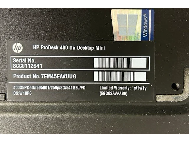 Hp pro desk + scherm en toebehoren - afbeelding 7 van  7