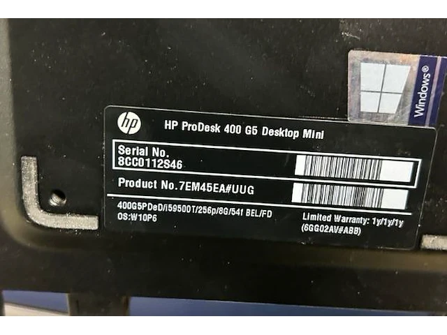Hp pro desk + scherm en toebehoren - afbeelding 7 van  7