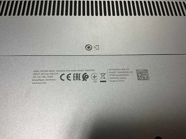 Hp probook laptop - afbeelding 3 van  4