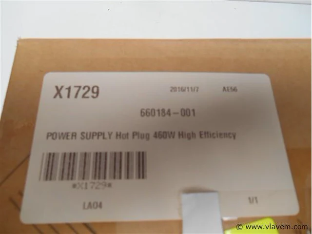 Hp sps pouwer supply 460w - afbeelding 2 van  2