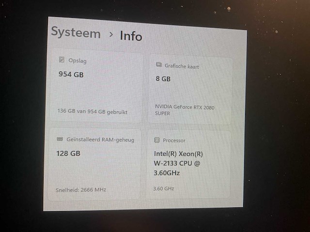 Hp z4 g4 workstation - afbeelding 8 van  8