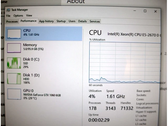Hp z620 workstation + gtx 1060 6gb - afbeelding 5 van  13