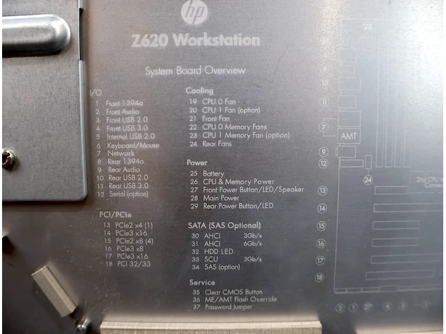Hp z620 workstation + gtx 1060 6gb - afbeelding 8 van  13