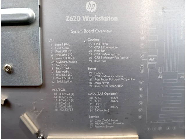 Hp z620 workstation + gtx 1060 6gb - afbeelding 8 van  13
