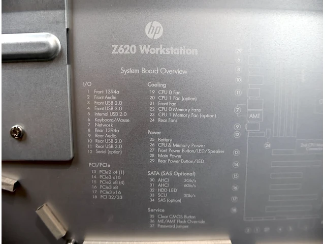 Hp z620 workstation + gtx 1060 6gb - afbeelding 8 van  13