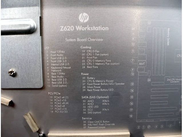 Hp z620 workstation + gtx 1060 6gb - afbeelding 7 van  12