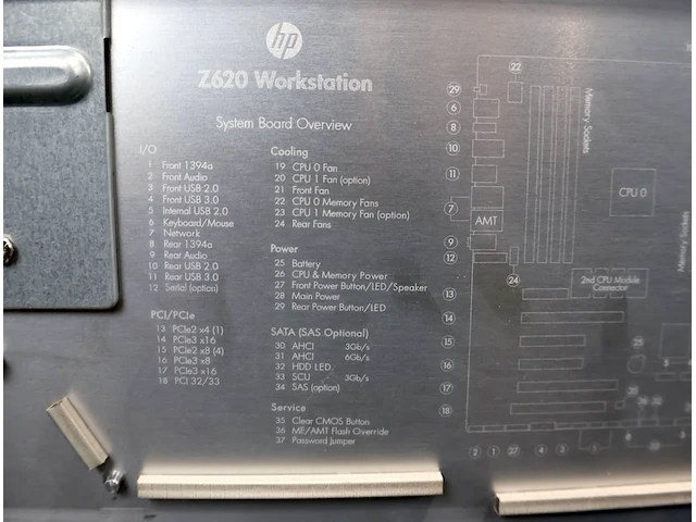 Hp z620 workstation + gtx 1060 6gb - afbeelding 5 van  10