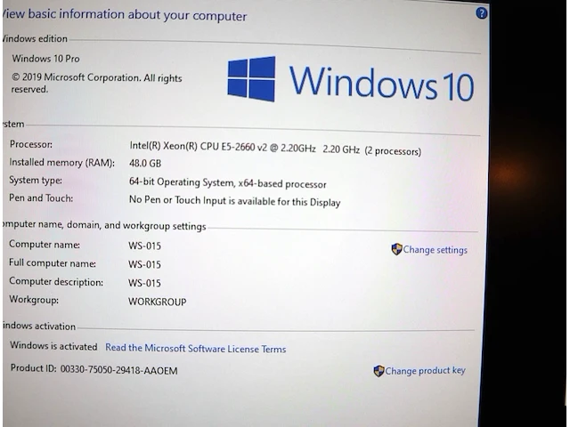 Hp z820 workstation + gtx 1060 6gb - afbeelding 4 van  13