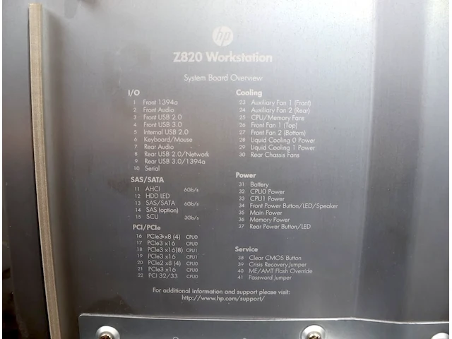 Hp z820 workstation + gtx 1060 6gb - afbeelding 8 van  13