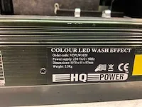 Hq power colour led wash effect led balken (13x) - afbeelding 7 van  7