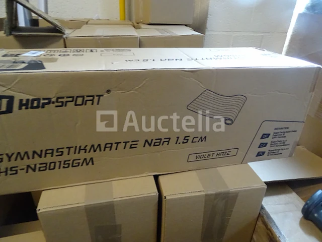 Hs-nb015gm fitnessmat 190 x 60 cm x 1,5 cm hop-sport - afbeelding 1 van  3