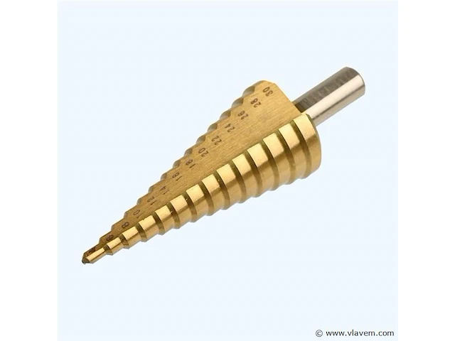 Hss stappenboorset 4-30mm - afbeelding 1 van  6