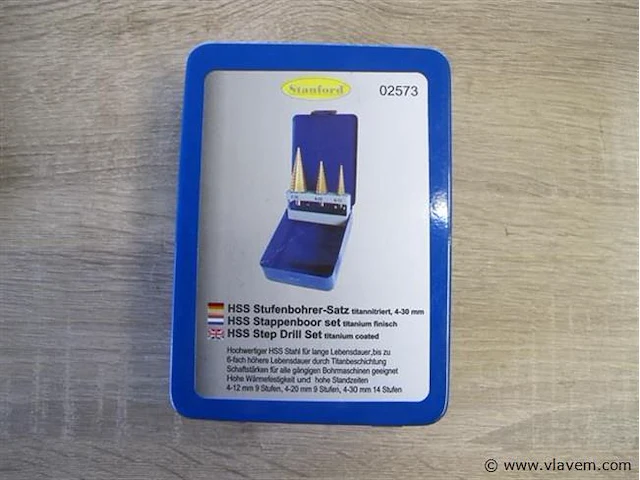 Hss stappenboorset 4-30mm - afbeelding 5 van  6